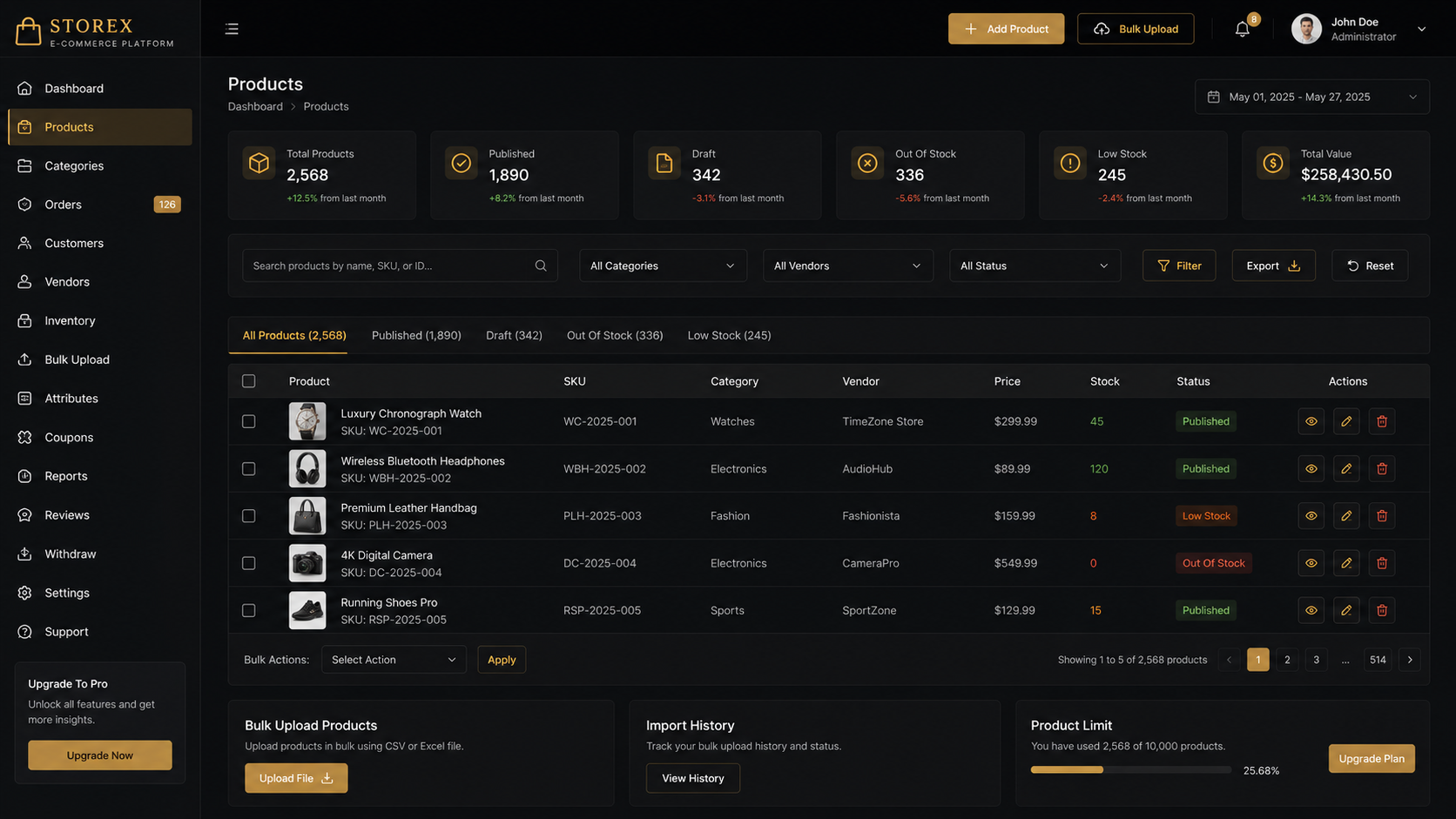 Product Upload Service